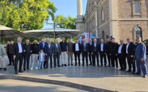 Zağanos Paşa Camii’nde Bayramlaşma